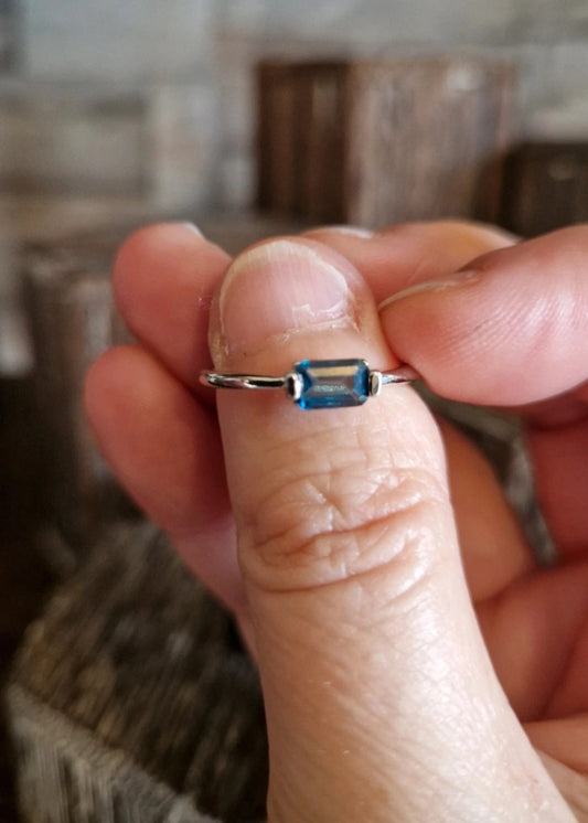 Topaz Adjustable Ring
