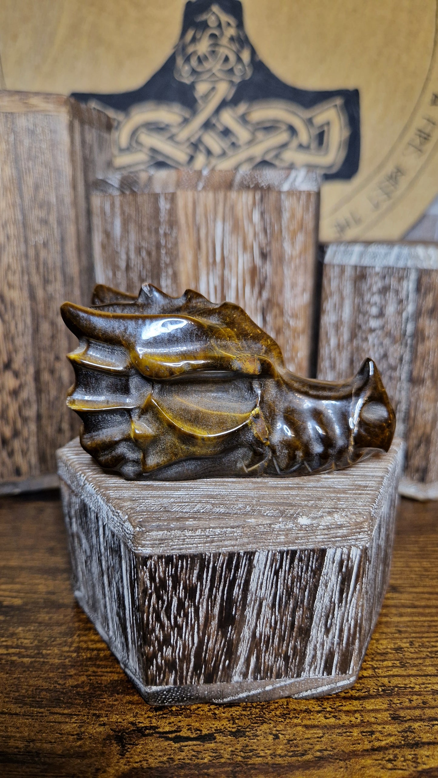 Tiger's Eye Dragon's Head - 6