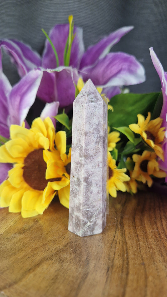 Pink Lepidolite Tower - 249