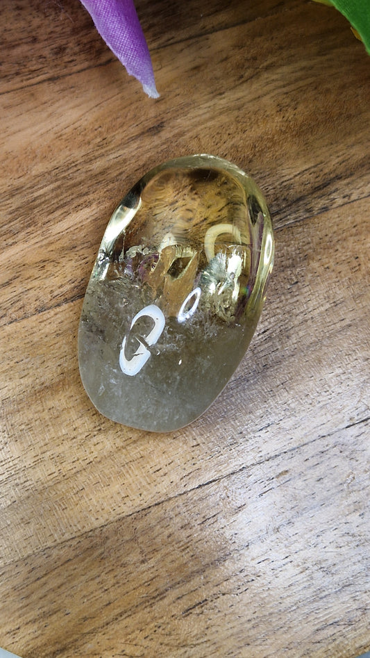 Citrine Palmstone - 390