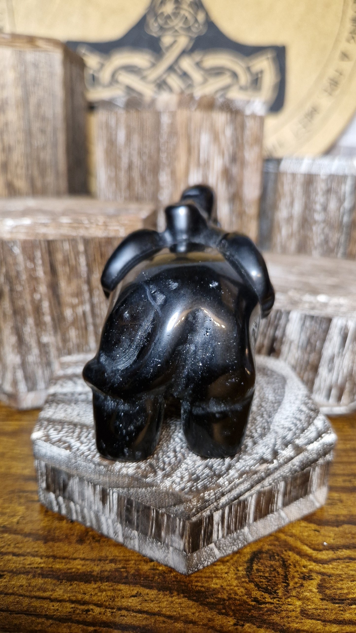 Black Obsidian Elephant - 1