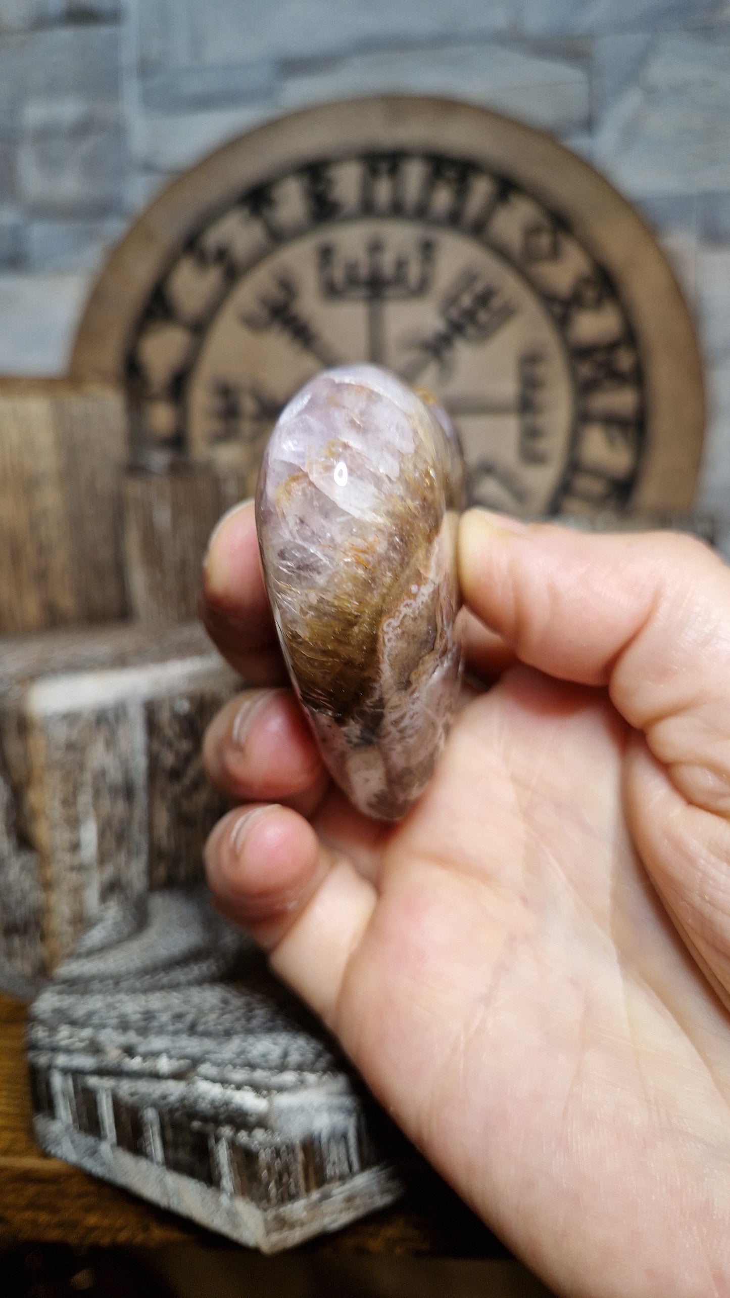 Mexican Amethyst Heart - 20