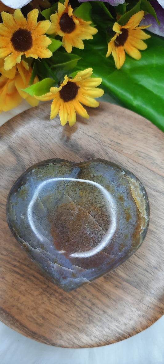 Ocean Jasper Heart - 500