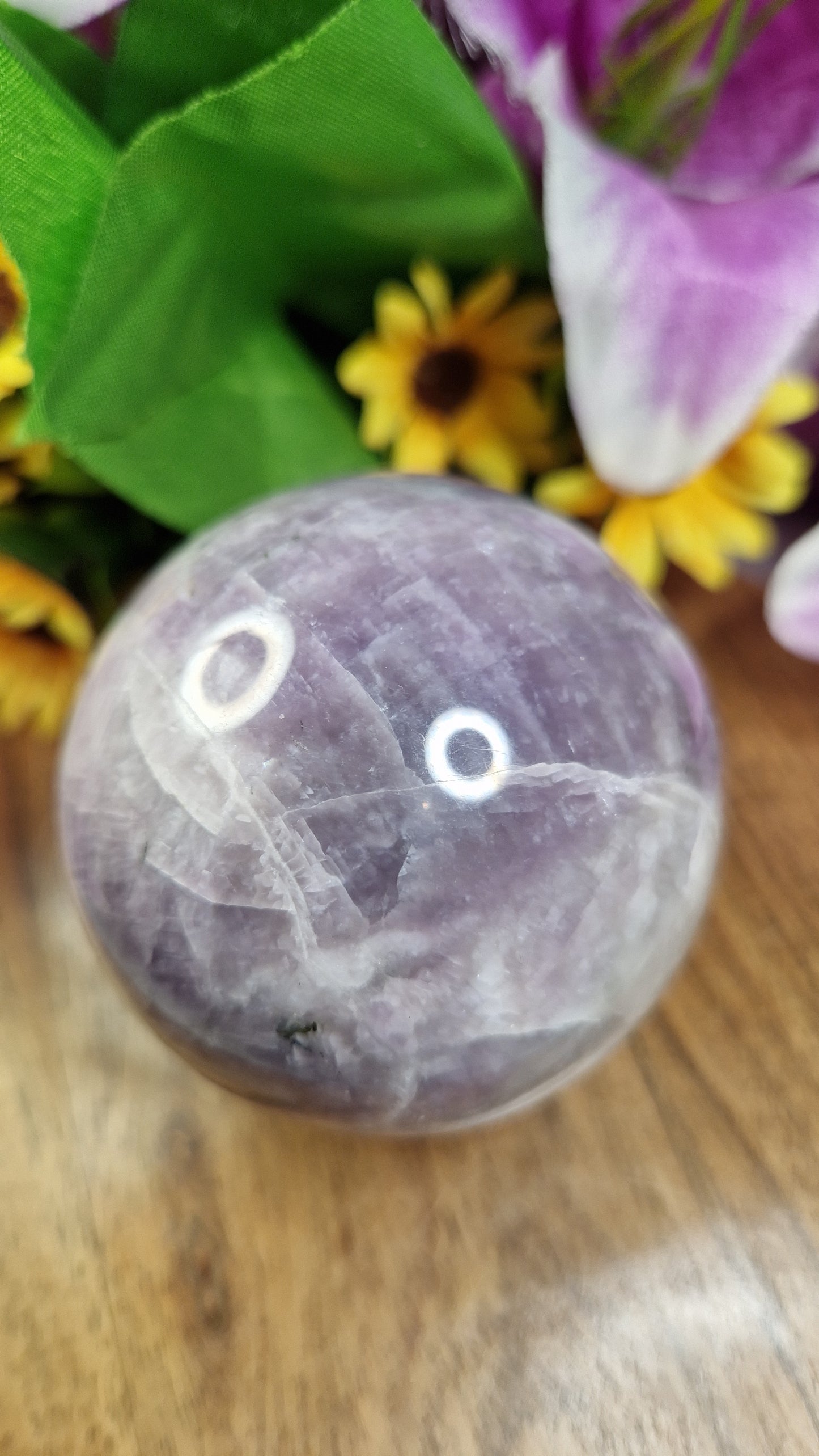 Purple Calcite Sphere  - 521