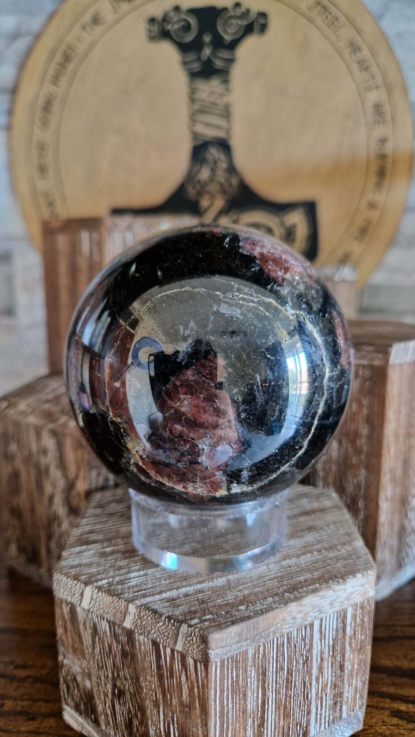 Garnet Sphere  - 690
