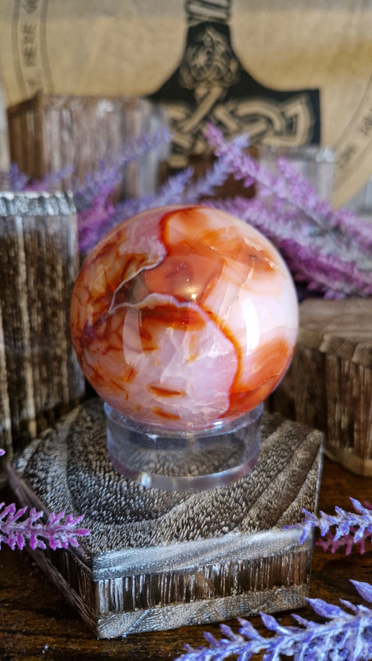 Carnelian Sphere - 143