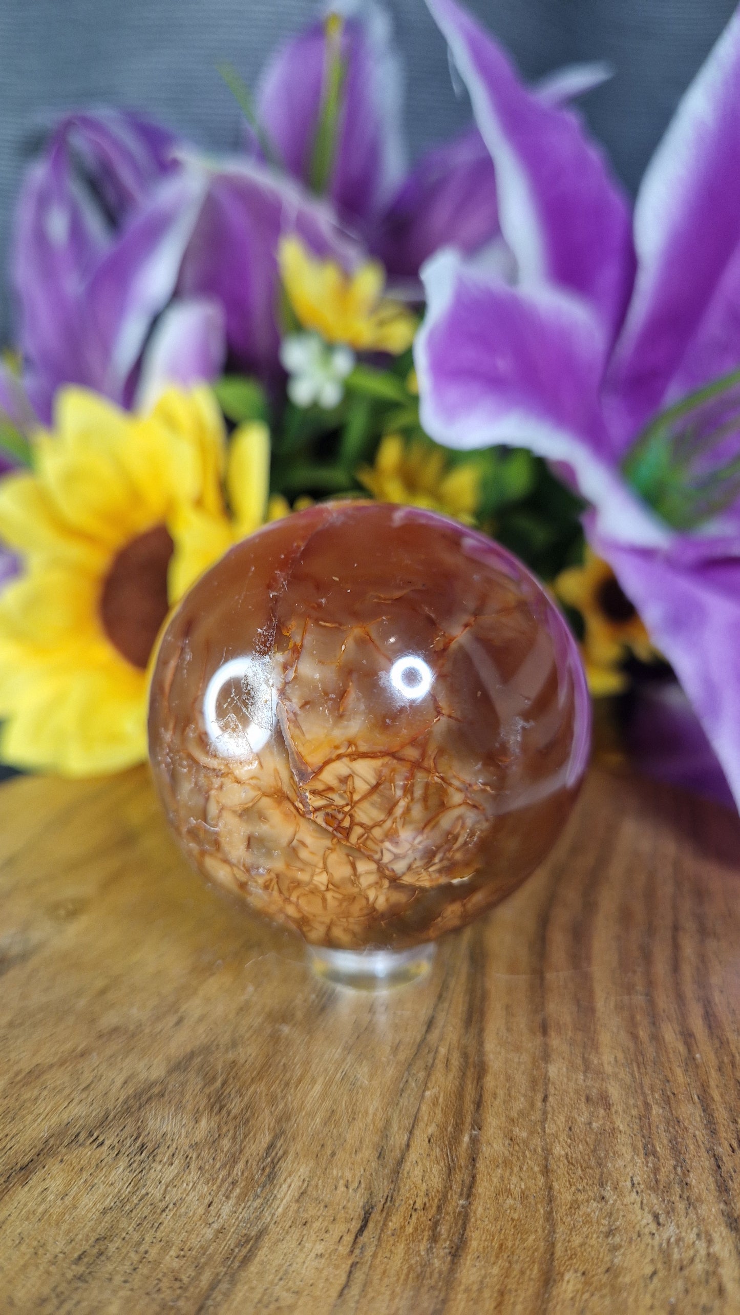 Carnelian Sphere - 242