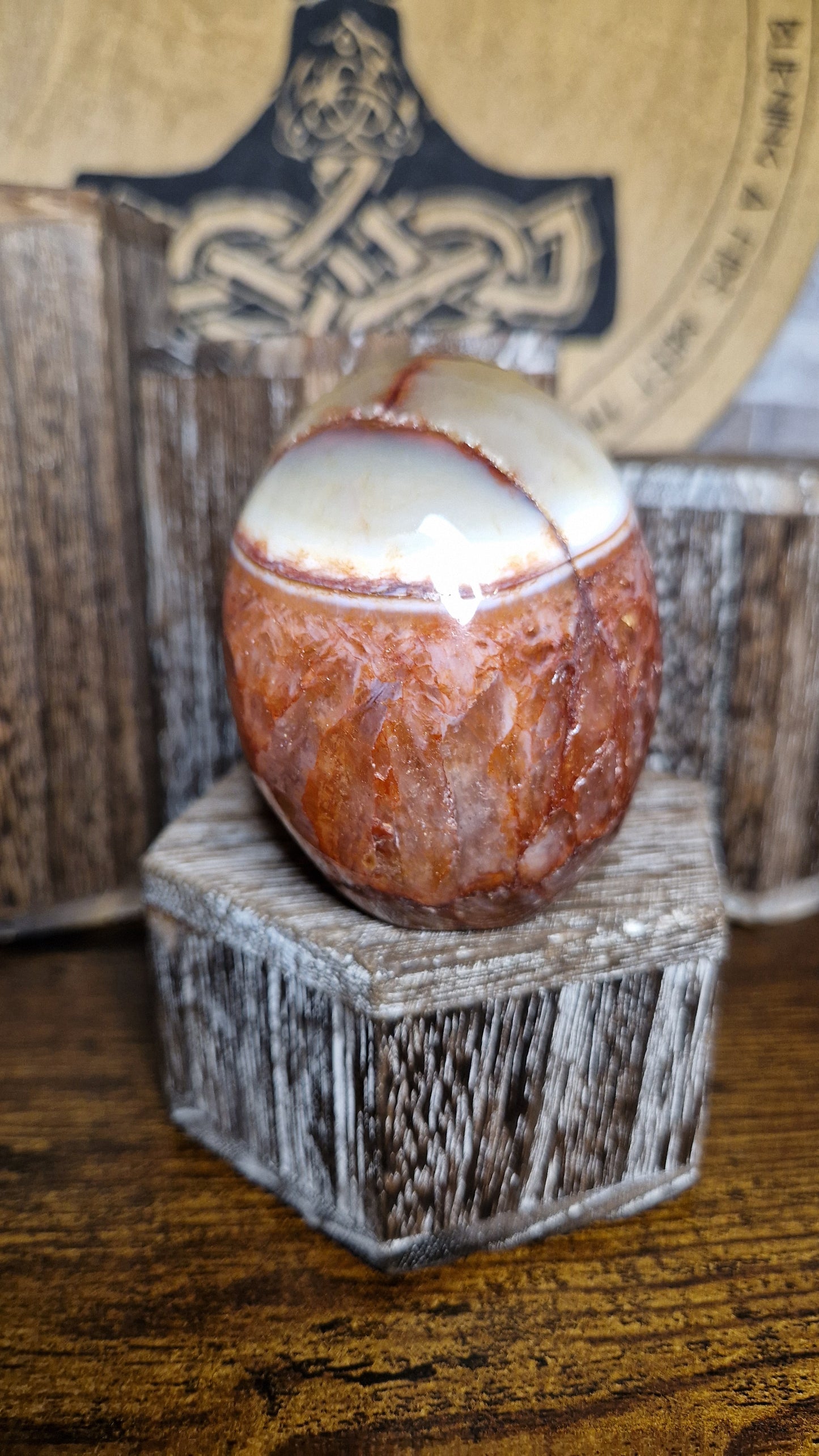 Fire Quartz Skull - 3