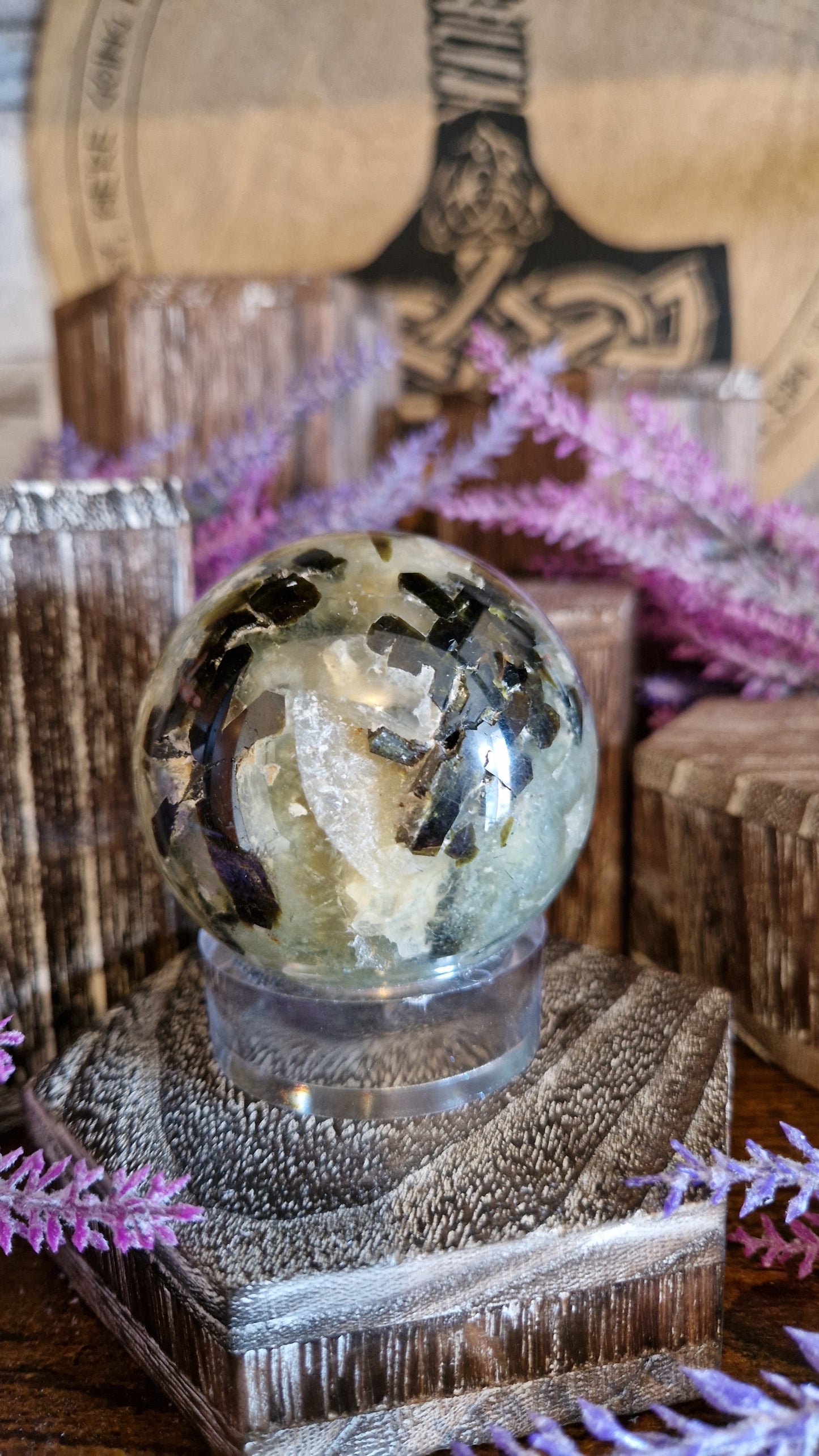 Phrenite Sphere - 148