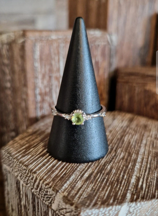 Peridote Adjustable Ring