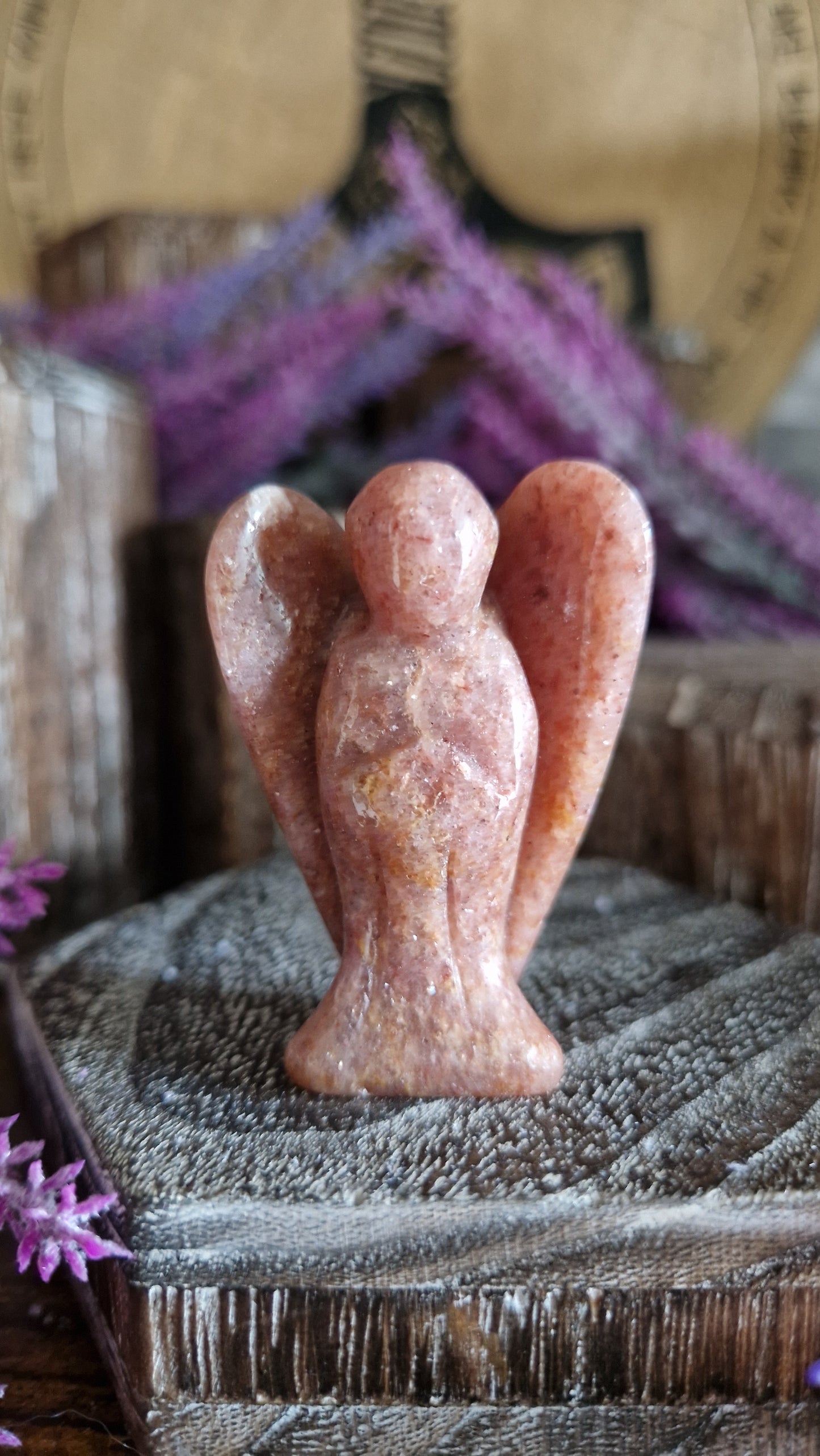 Strawberry Quartz Angel - 17