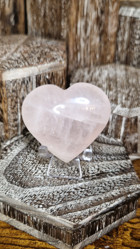 Rose Quartz Heart - 69