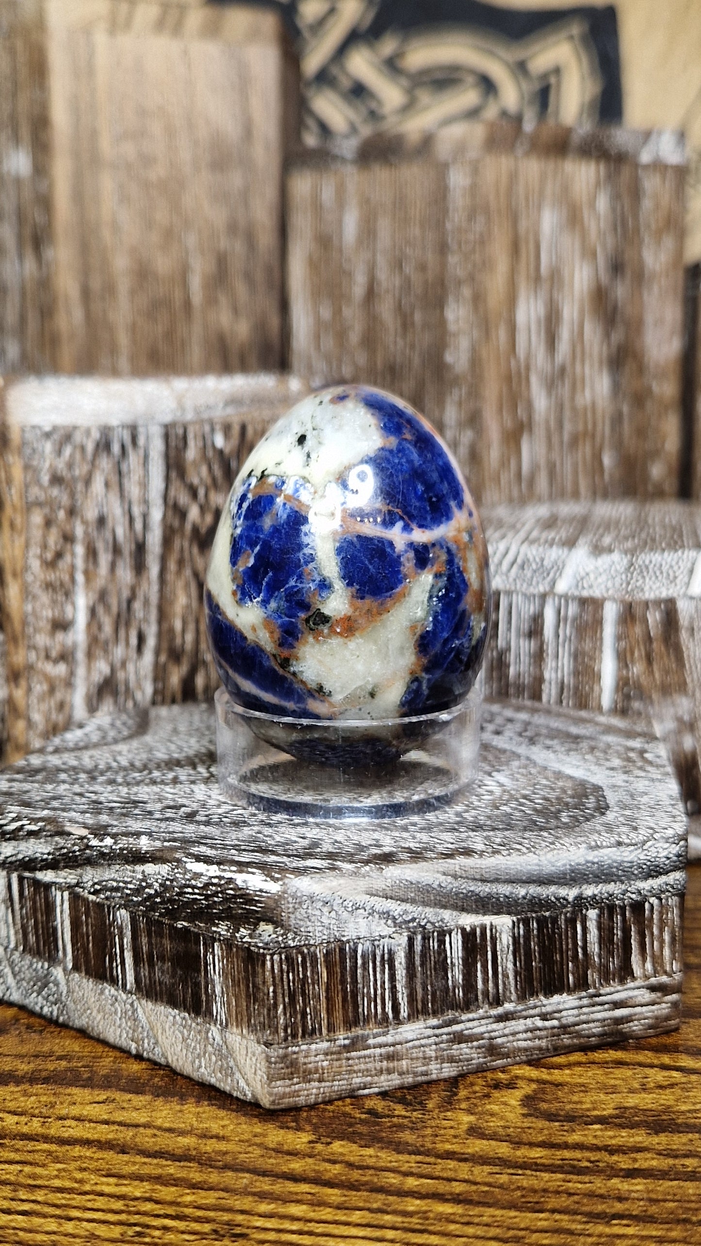 Sunset Sodalite Egg - 9