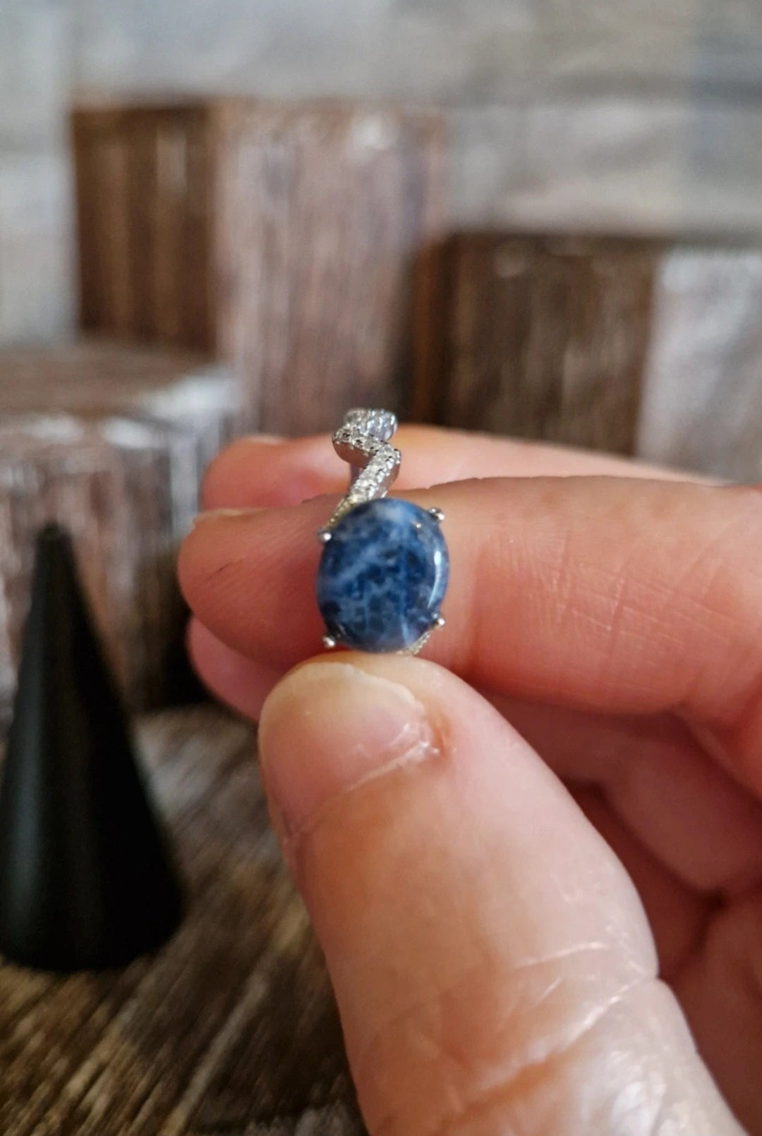 Sodalite Adjustable Ring