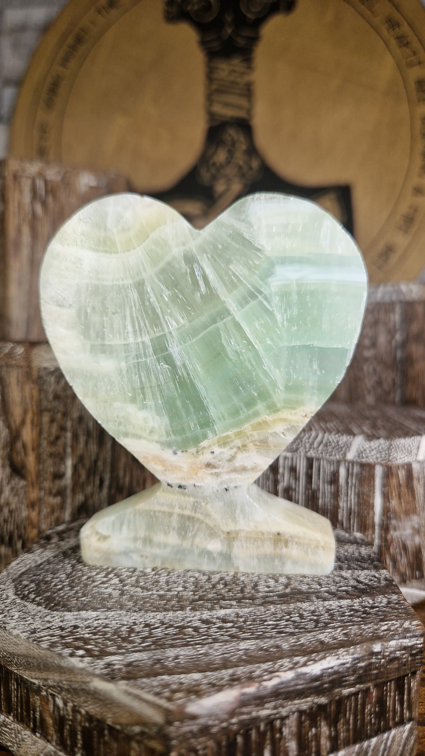 Caribbean Calcite Heart - 84