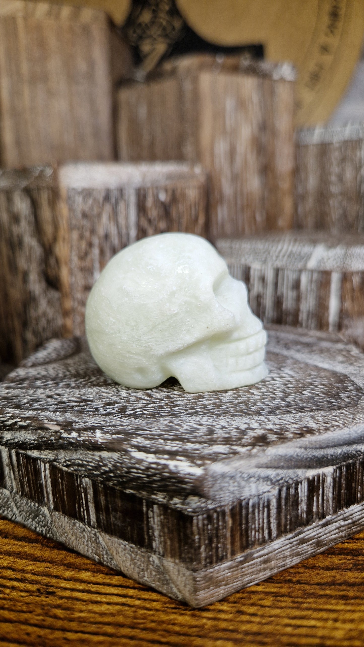 White Jade Skull - 25
