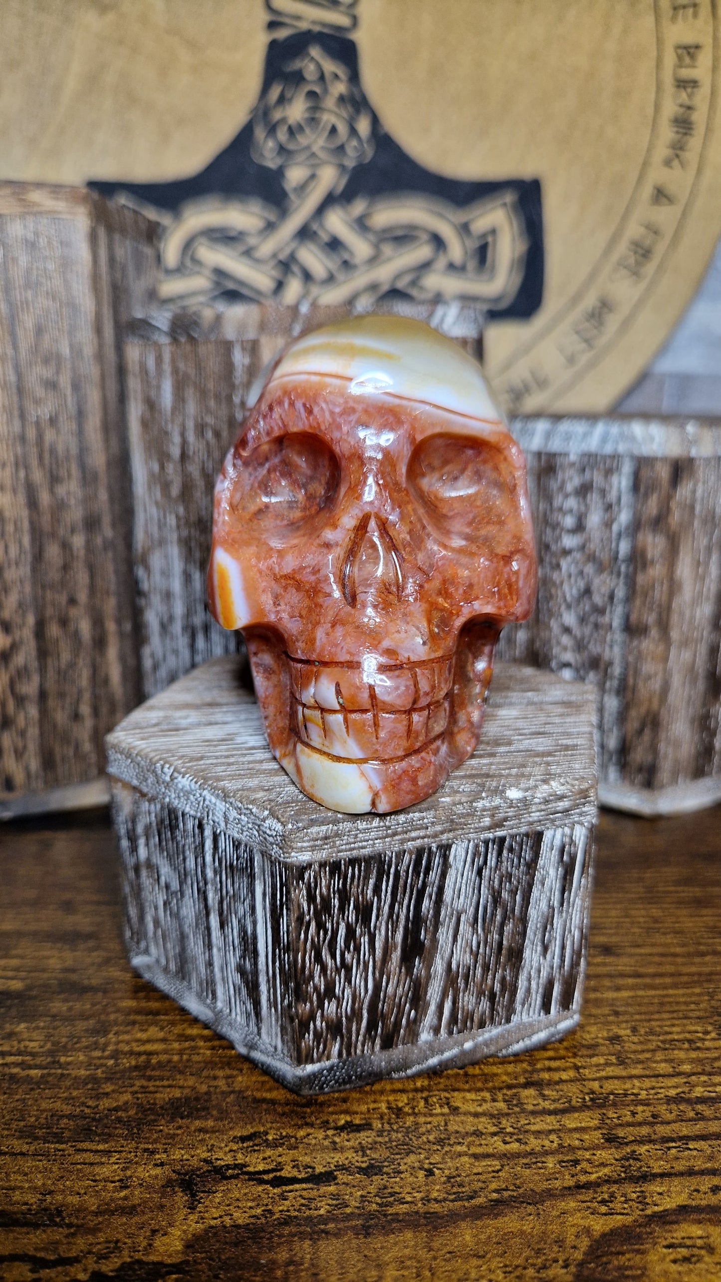 Fire Quartz Skull - 3