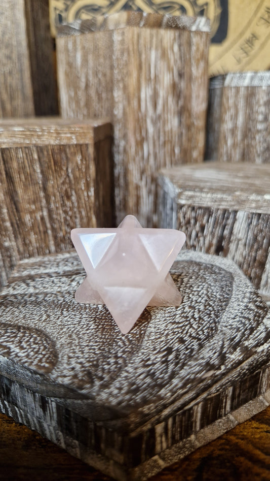 Rose Quartz Merkaba - 8