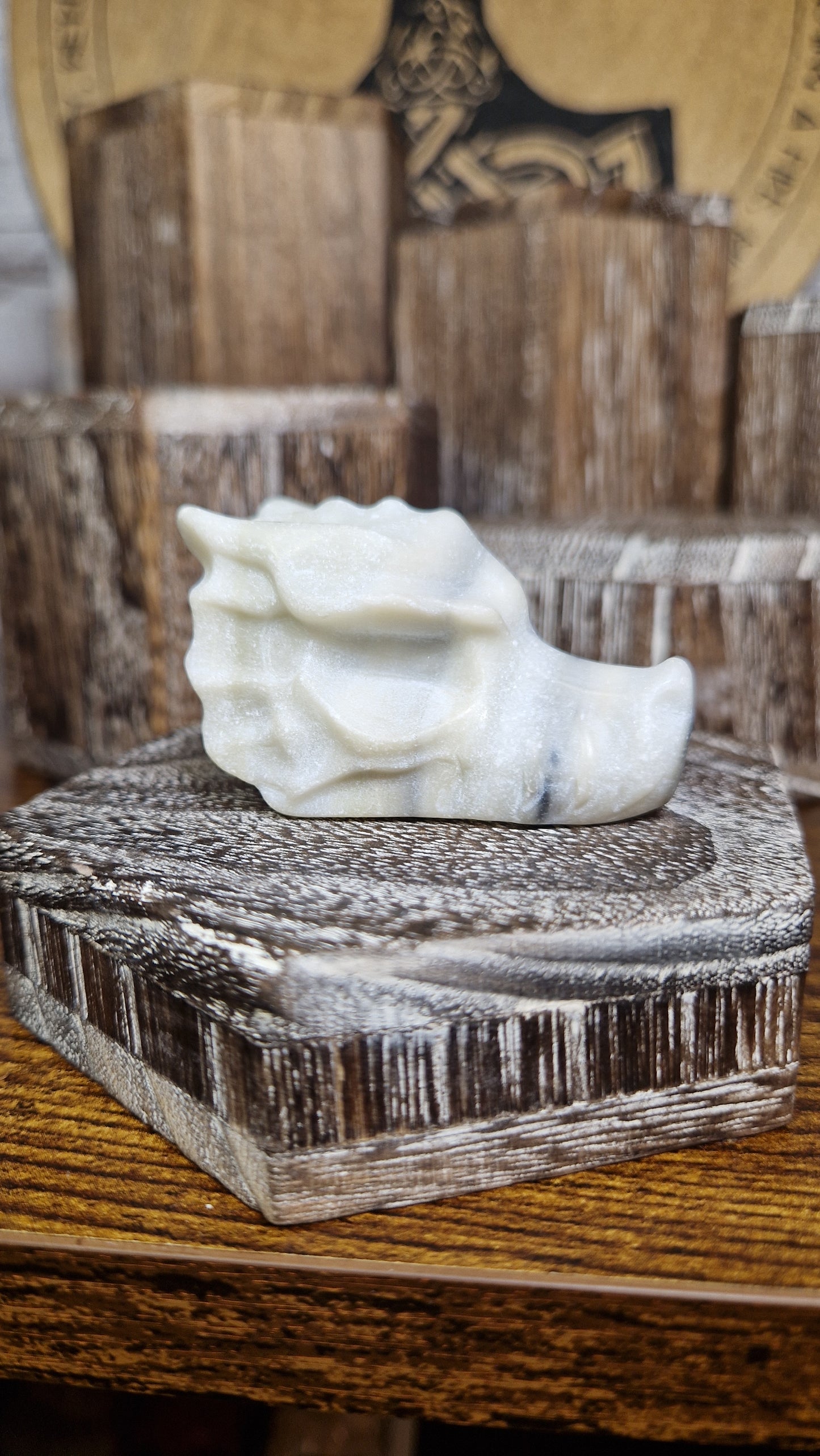 Zebra Jasper Dragon's Head - 10