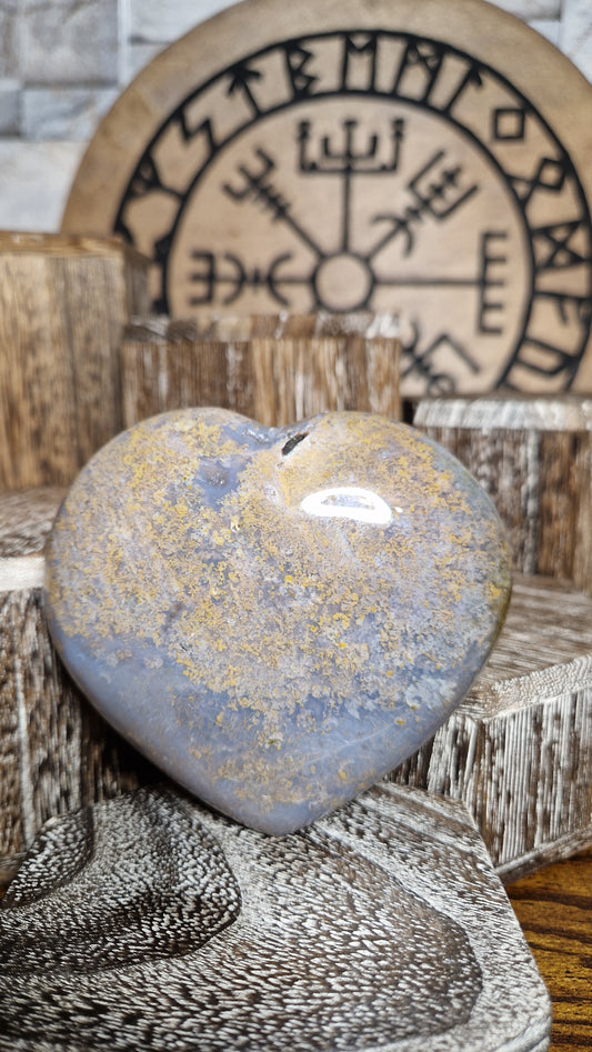 Ocean Jasper Heart - 10